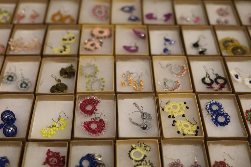 lace earrings