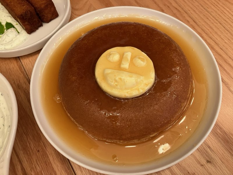 pancake at old school deli 